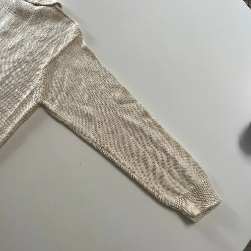 Vintage Alfred Dunner Pullover Sweater Women's Size Large Floral Embellished - Picture 9 of 10